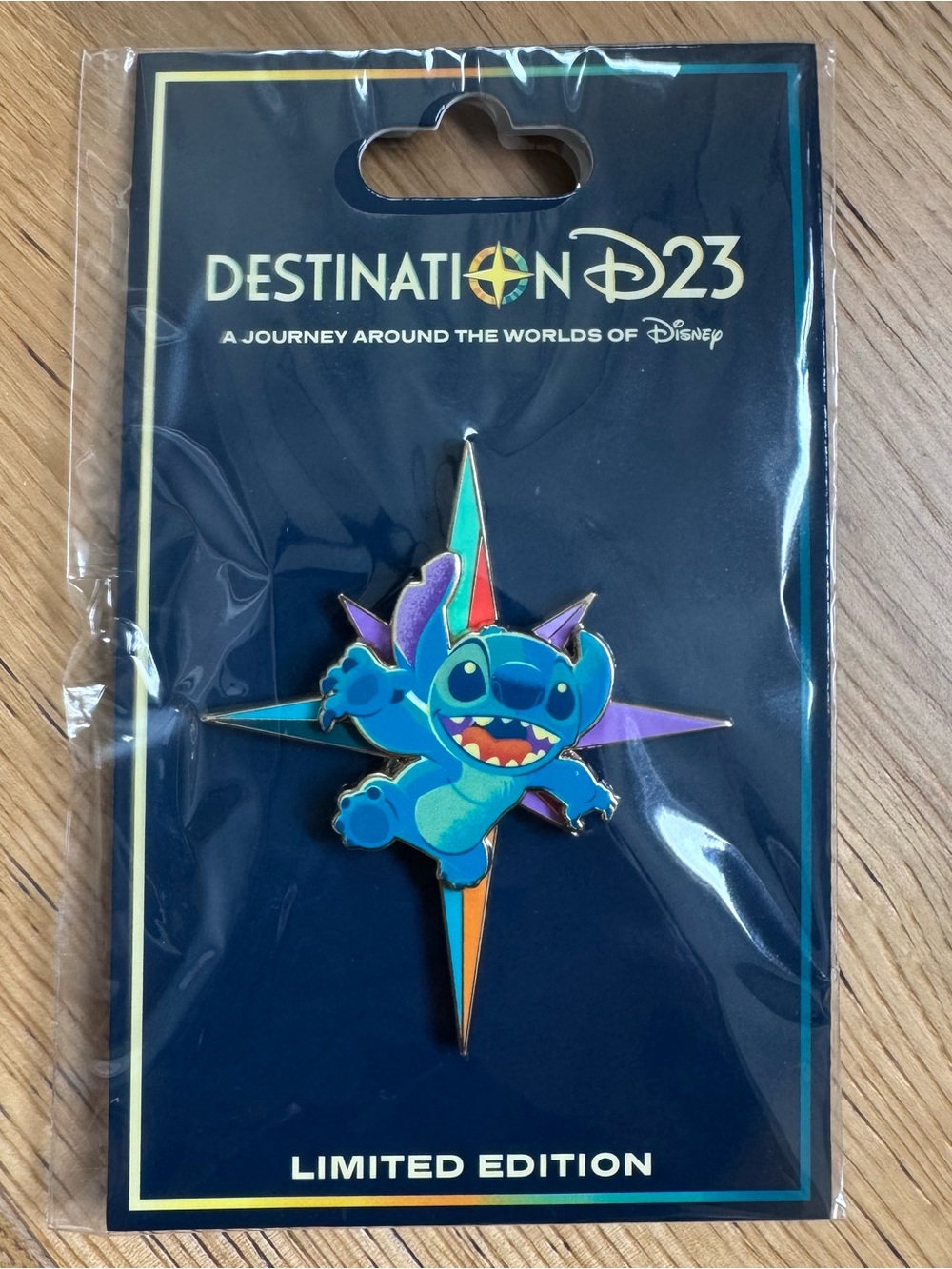 Disney DESTINATION D23 2025 DEC Stitch Compass Pin Limited Edition 400